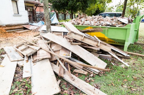 A selection of different skip sizes available for hire in Chingford