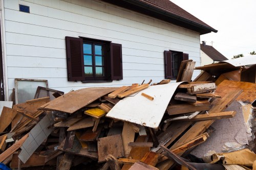 Local skip hire service in Chingford delivering an enclosed skip