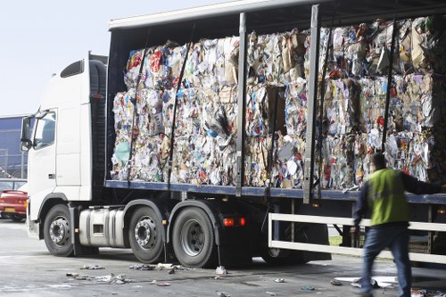 Secure document shredding during office clearance