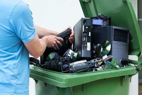 Modern junk removal equipment in Chingford
